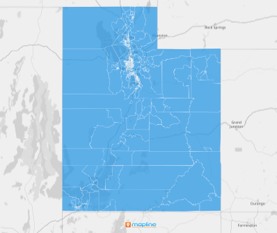 Map of  U.S. Census Tracts