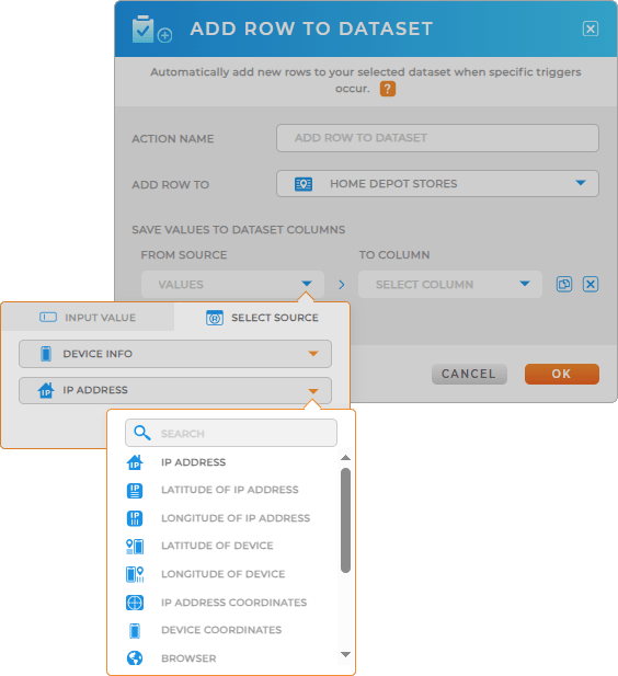 Device info types: Workflows