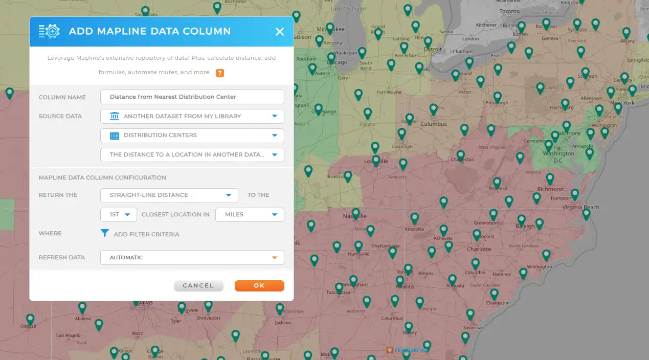 Take your territory mapping to the next level with Mapline Data