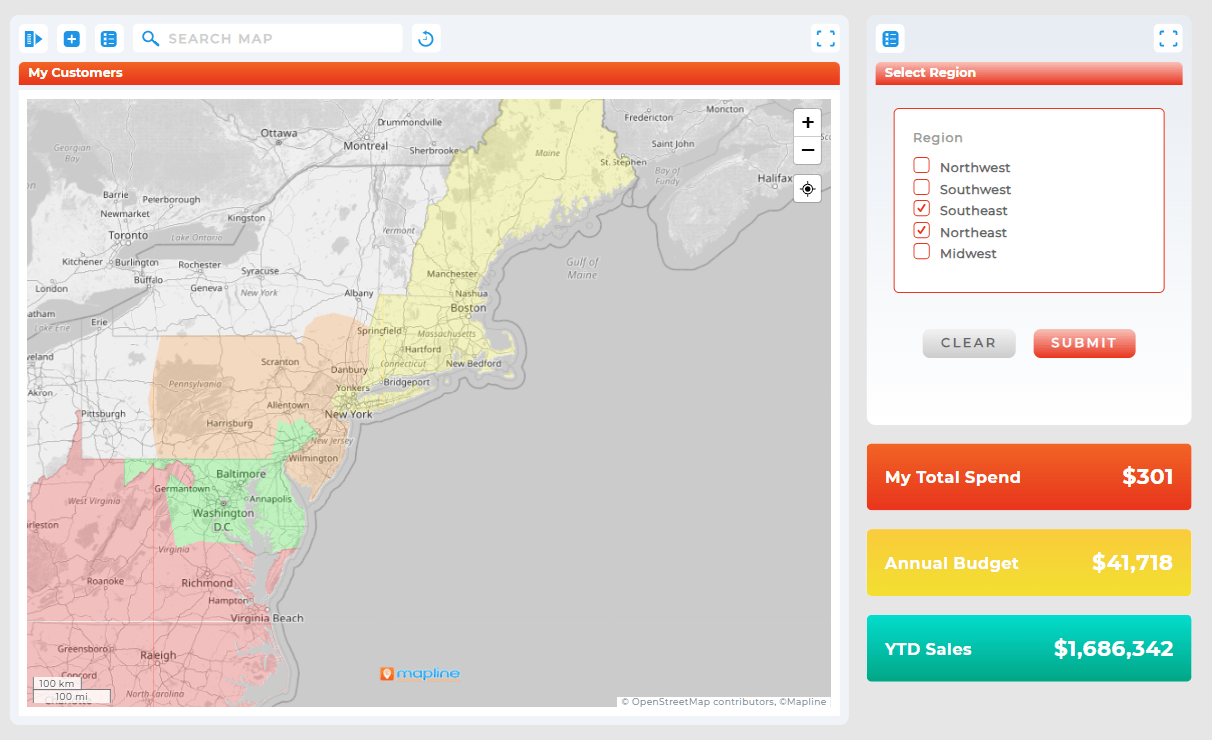 Filter maps and dashboards to hone in on key data