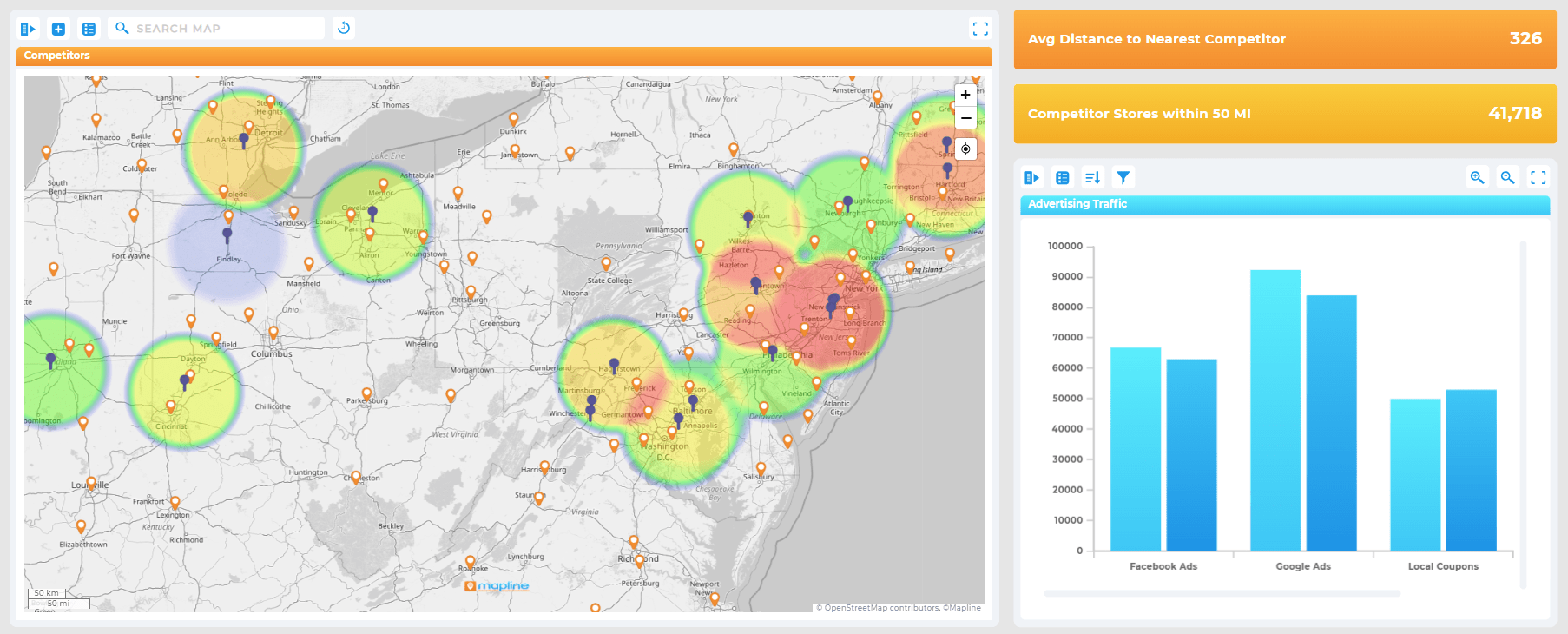 Stay ahead of the competition with mapline visuals