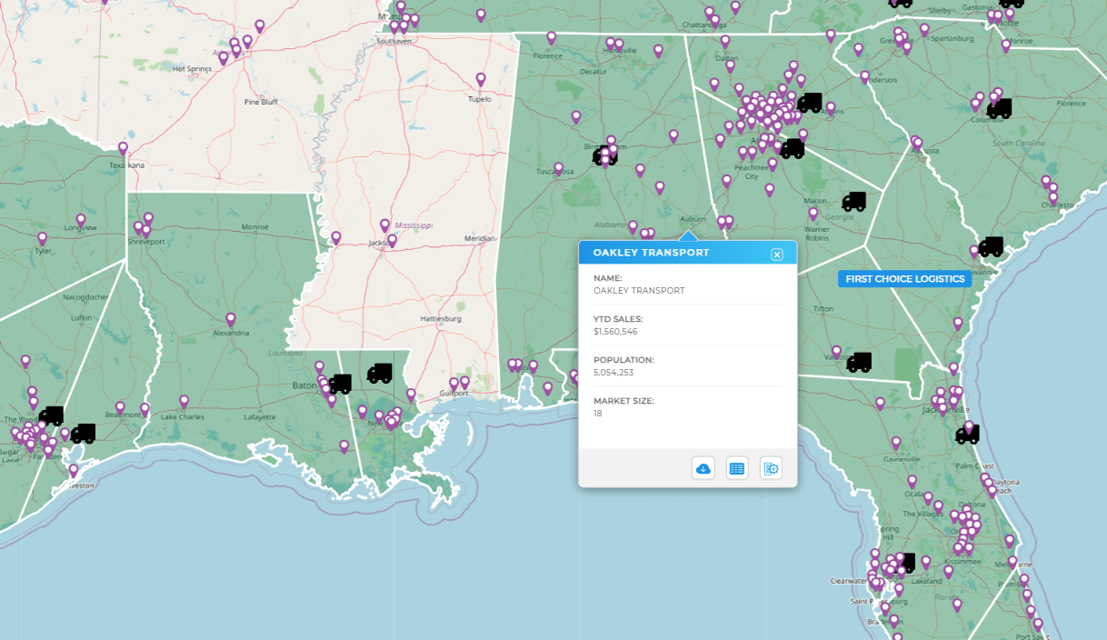 Auto-optimize territories in Mapline